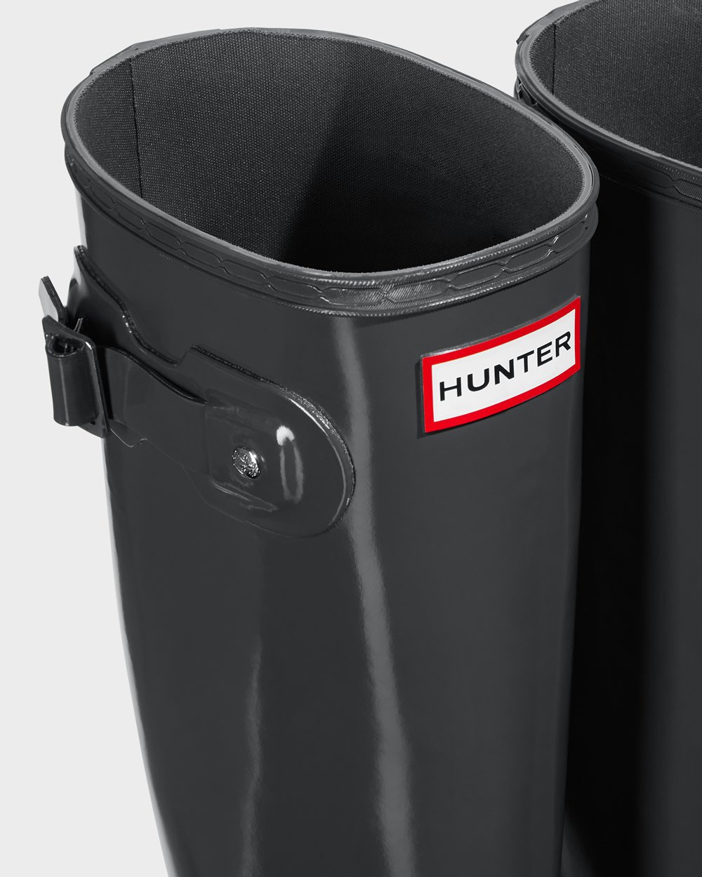 Botas de Lluvia Altas Hunter Mujer - Original Gloss - Verdes Oscuro - JUFGCAD-93